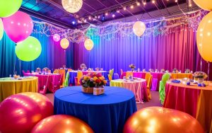 Themed party supplies rentals